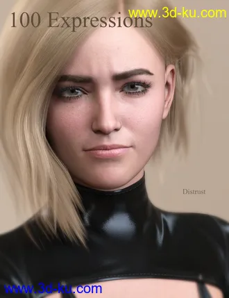 3D打印模型V 100 Expressions The Gold Collection 2 for Genesis 8.1 Female的图片