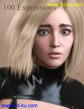 3D打印模型V 100 Expressions The Gold Collection 2 for Genesis 8.1 Female的图片