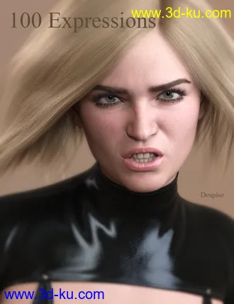 3D打印模型V 100 Expressions The Gold Collection 2 for Genesis 8.1 Female的图片