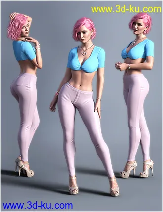 3D打印模型V Essential Poses for Genesis 8 Female & Genesis 8.1 Female的图片