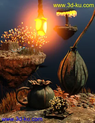 3D打印模型v176 Iray Fantasy Dioramas的图片