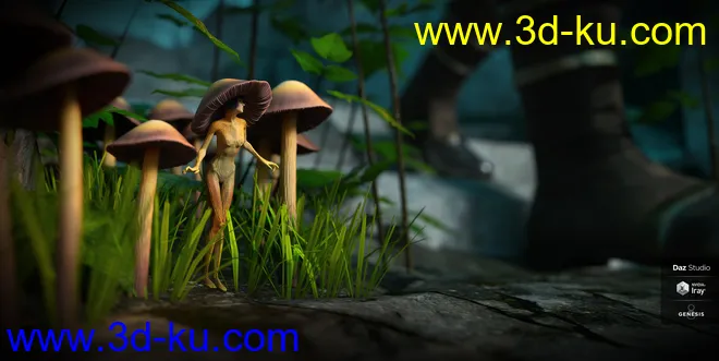 Vaispora HD for Genesis 8.1 Female模型的图片4