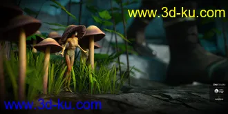 3D打印模型Vaispora HD for Genesis 8.1 Female的图片