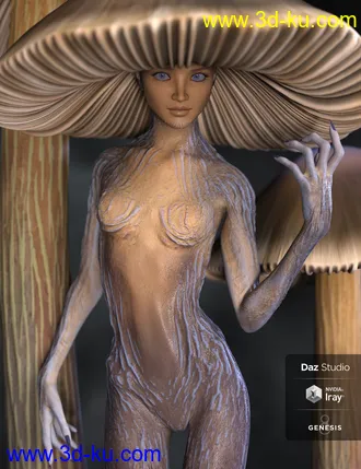 3D打印模型Vaispora HD for Genesis 8.1 Female的图片