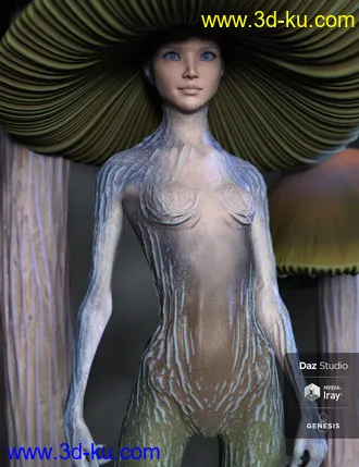 3D打印模型Vaispora HD for Genesis 8.1 Female的图片