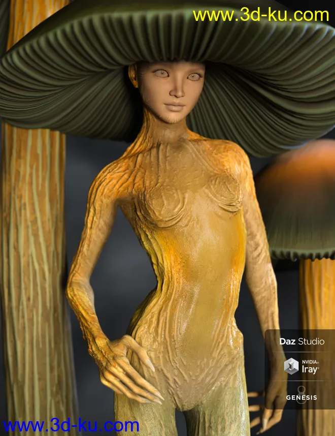 Vaispora HD for Genesis 8.1 Female模型的图片10