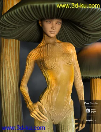 3D打印模型Vaispora HD for Genesis 8.1 Female的图片