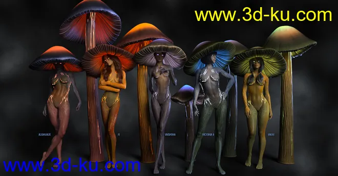 Vaispora HD for Genesis 8.1 Female模型的图片11