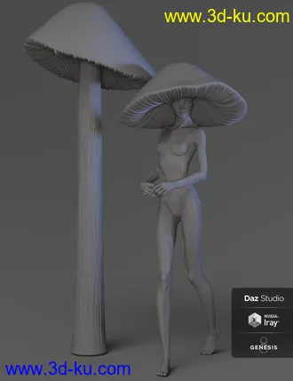 3D打印模型Vaispora HD for Genesis 8.1 Female的图片