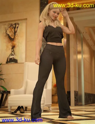 3D打印模型Verse Moi Outfit for Genesis 8 and 8.1 Females的图片