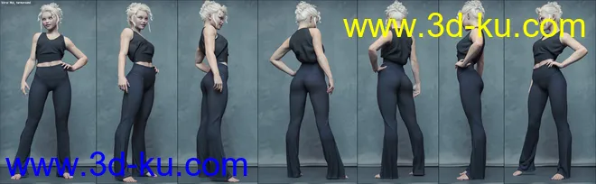 Verse Moi Outfit for Genesis 8 and 8.1 Females模型的图片2