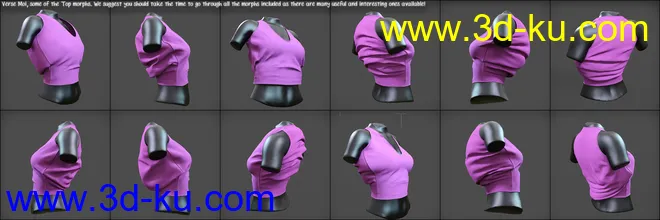 Verse Moi Outfit for Genesis 8 and 8.1 Females模型的图片5