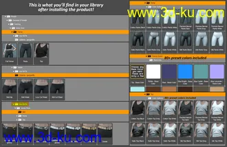 3D打印模型Verse Moi Outfit for Genesis 8 and 8.1 Females的图片