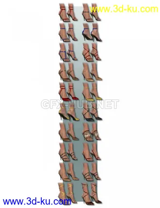 3D打印模型Victoria 3 High Heels的图片