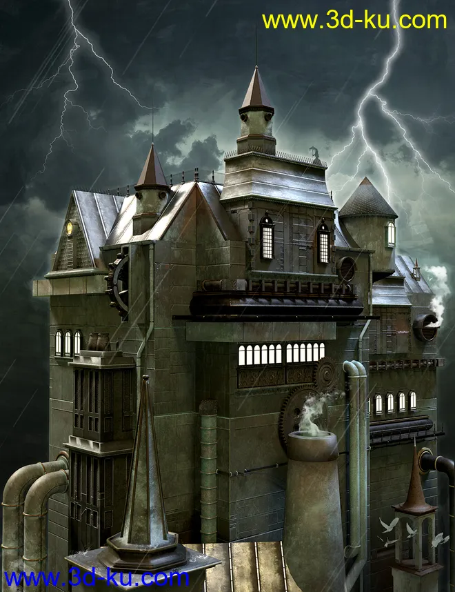 Victorian Steampunk Construction Set模型的图片1
