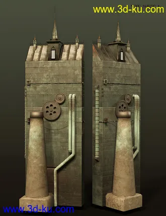 3D打印模型Victorian Steampunk Construction Set的图片