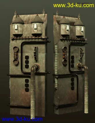 3D打印模型Victorian Steampunk Construction Set的图片