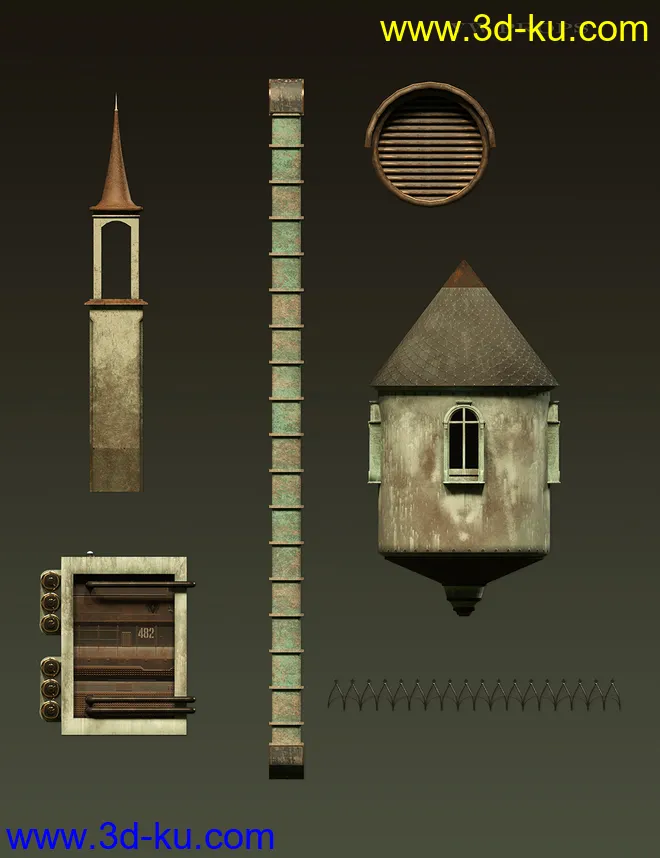 Victorian Steampunk Construction Set模型的图片7