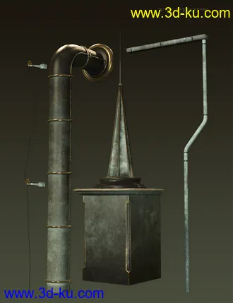 3D打印模型Victorian Steampunk Construction Set的图片