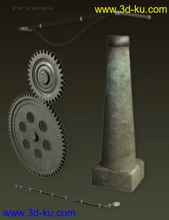 3D打印模型Victorian Steampunk Construction Set的图片