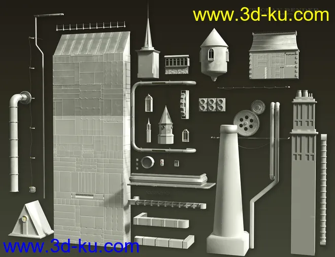 Victorian Steampunk Construction Set模型的图片14