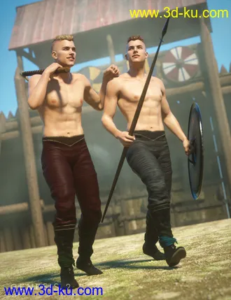 3D打印模型Viking Poses for Genesis 2 Male(s)的图片