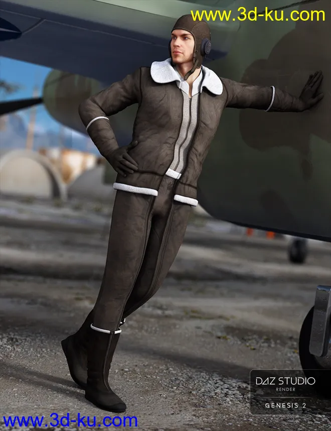 Vintage Aviator for Genesis 2 Male(s)模型的图片2