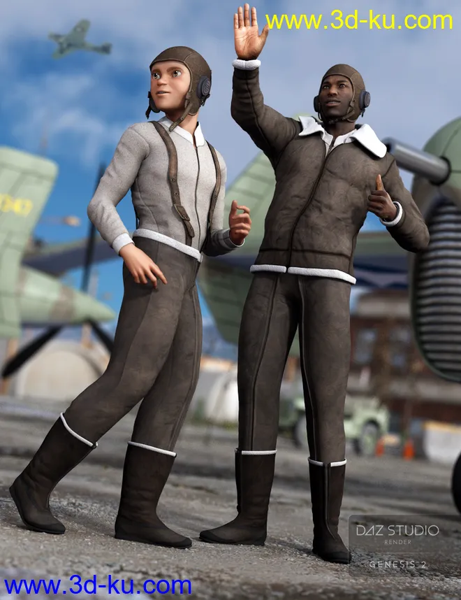 Vintage Aviator for Genesis 2 Male(s)模型的图片4