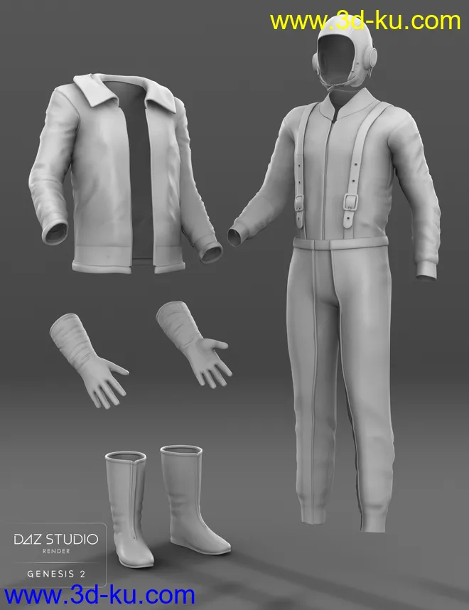 Vintage Aviator for Genesis 2 Male(s)模型的图片5