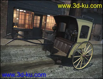 3D打印模型Vintage Carriages 3 - Hansom Cab的图片