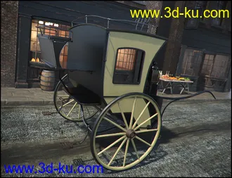 3D打印模型Vintage Carriages 3 - Hansom Cab的图片
