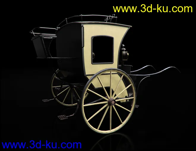 Vintage Carriages 3 - Hansom Cab模型的图片4