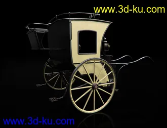 3D打印模型Vintage Carriages 3 - Hansom Cab的图片