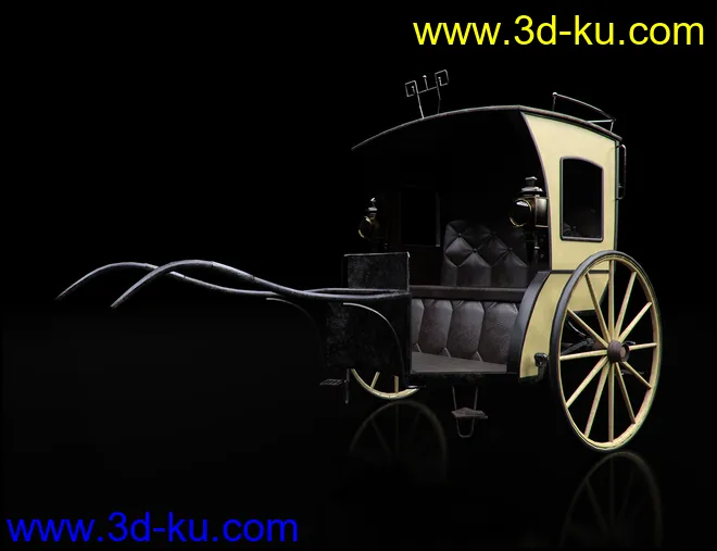 Vintage Carriages 3 - Hansom Cab模型的图片5