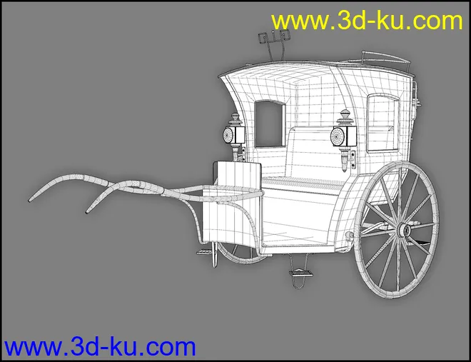 Vintage Carriages 3 - Hansom Cab模型的图片7