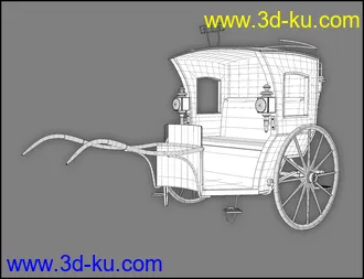 3D打印模型Vintage Carriages 3 - Hansom Cab的图片