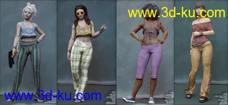 3D打印模型Vintage Styles for Verse Clothing Sets的图片