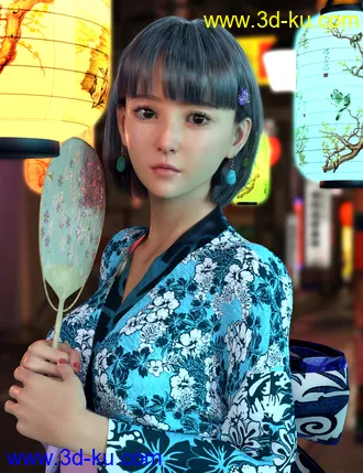 3D打印模型Vo Mieko for Genesis 8.1 Females的图片