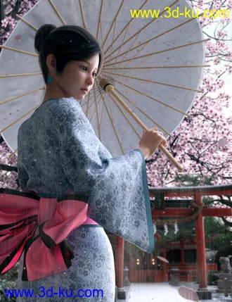 3D打印模型Vo Mieko for Genesis 8.1 Females的图片