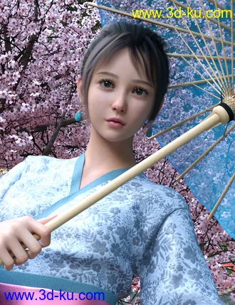 3D打印模型Vo Mieko for Genesis 8.1 Females的图片