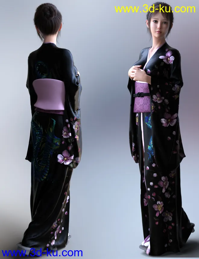 Vo Mieko for Genesis 8.1 Females模型的图片5