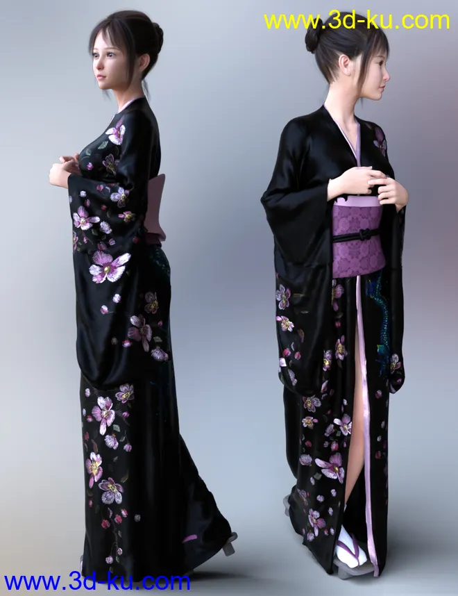 Vo Mieko for Genesis 8.1 Females模型的图片6