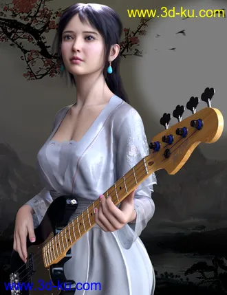 3D打印模型VO Xiao Mei for Genesis 8 and 8.1 Females的图片
