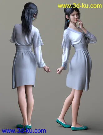 3D打印模型VO Xiao Mei for Genesis 8 and 8.1 Females的图片