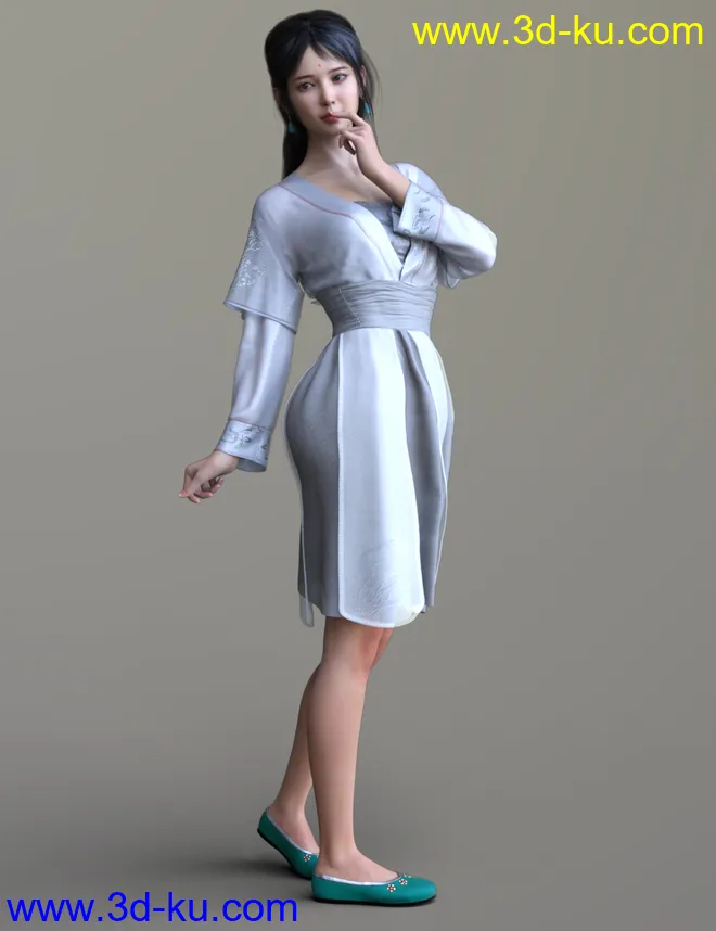 VO Xiao Mei for Genesis 8 and 8.1 Females模型的图片5