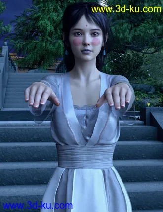 3D打印模型VO Xiao Mei for Genesis 8 and 8.1 Females的图片