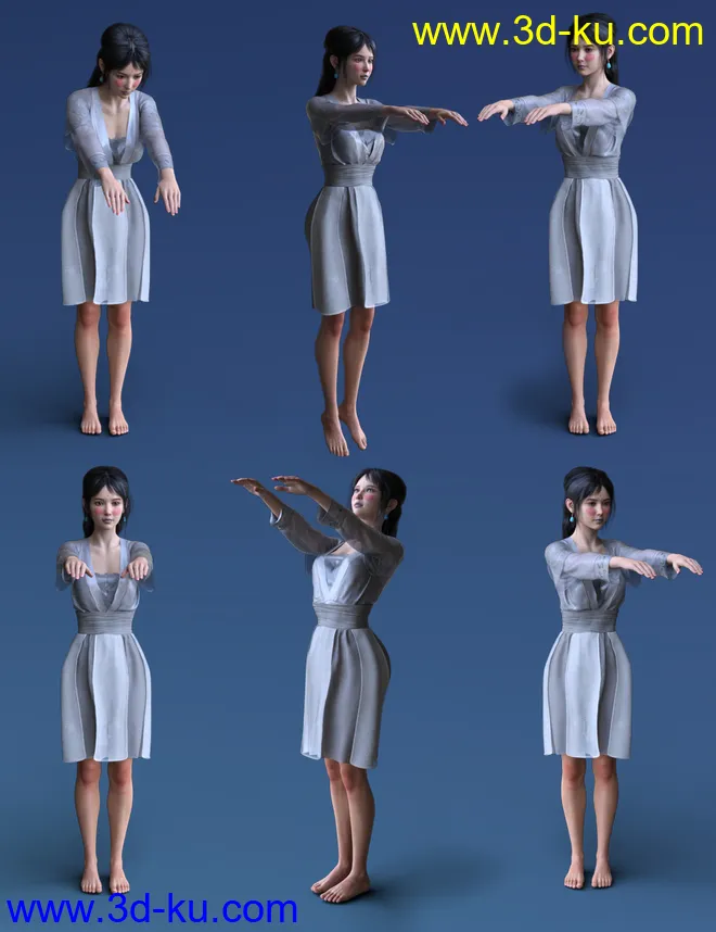 VO Xiao Mei for Genesis 8 and 8.1 Females模型的图片9