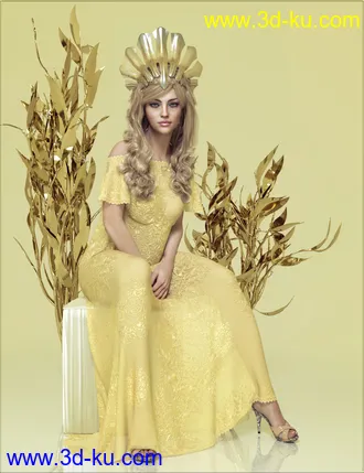 3D打印模型VYK Ibbie for Genesis 8 Female的图片