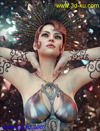 3D打印模型VYK Ibbie for Genesis 8 Female的图片