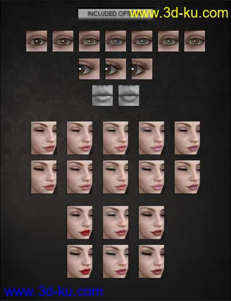 3D打印模型VYK Ibbie for Genesis 8 Female的图片